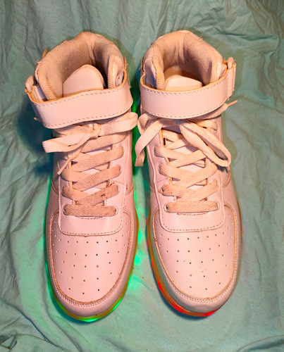 Led high top sneaker - ​led,