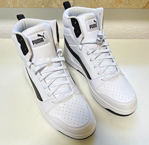 Puma mid top weiß schwarz - top, weiß/schwarz