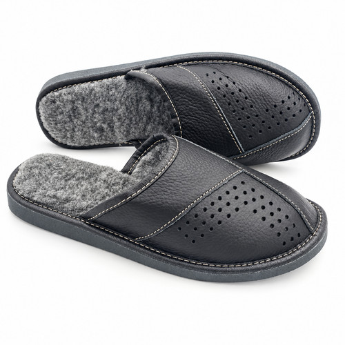 Herren hausschuhe leder - herren,